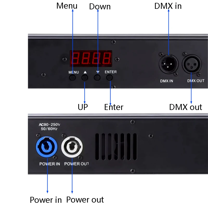 Stage Wash Light Bar 4in1 RGBW COB LED Wall Washer Light With Sound Activated DMX Control For DJ Disco Party Wedding Birthday 3