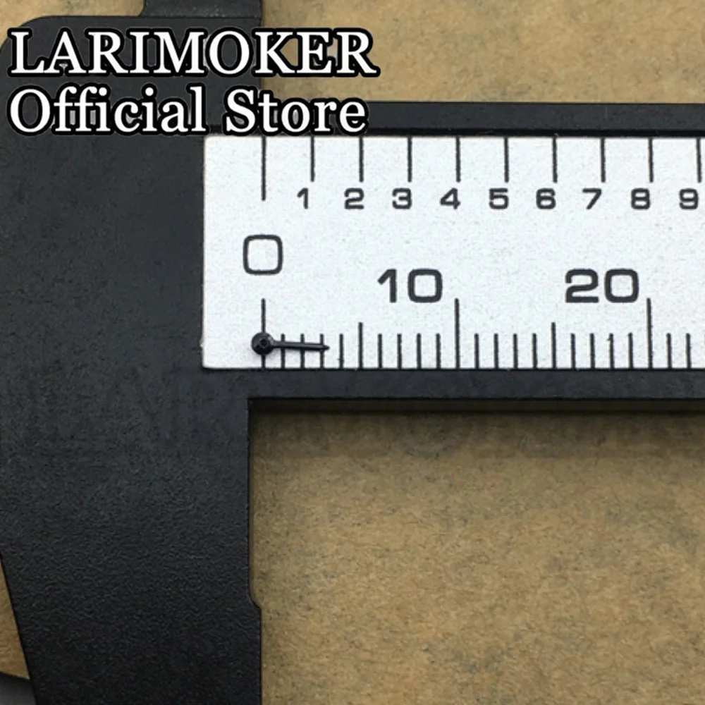 LARIMOKER Uhrenzifferblatt, 31,5 mm, Quarzzifferblatt mit 6-Pin-Zeigern, geeignet für VK63-Uhrwerk, Uhrenteile, C3, grün leuchtend – Detail 8