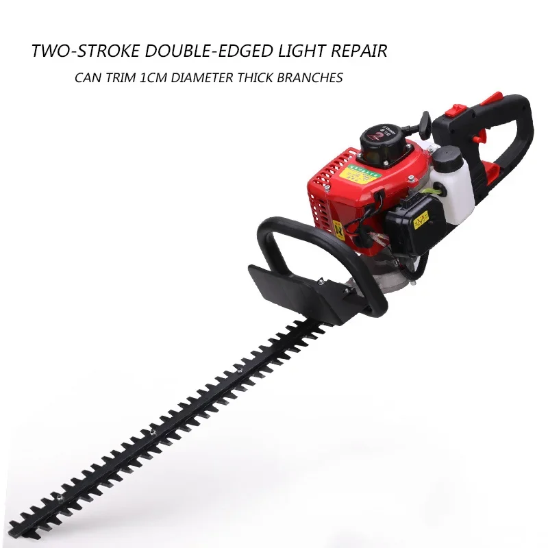 Garden Thick Branch Tea Tree Trimmer  68CC Two-Stroke Gasoline Double-Blade Light Hedge Trimmer Backpack  Trimmer Electric Tool 2
