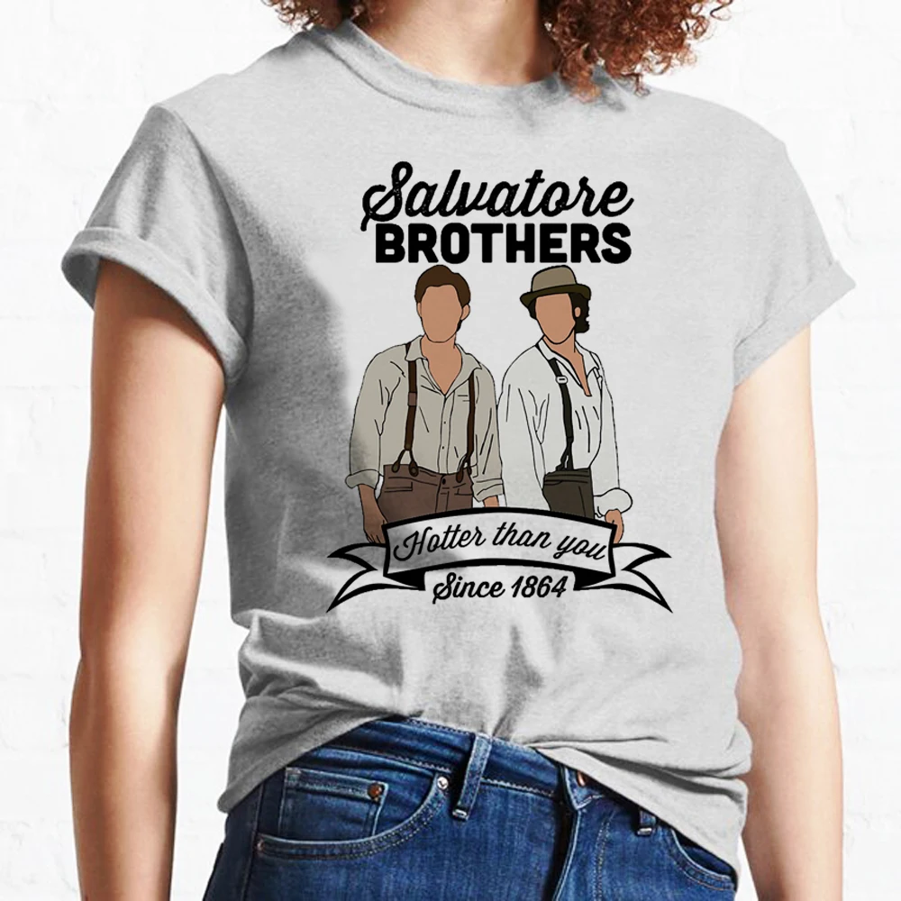 The Vampire Diaries Tee Women Manga Designer Funny Tshirt Designer Femminile Harajuku Manga Clothes