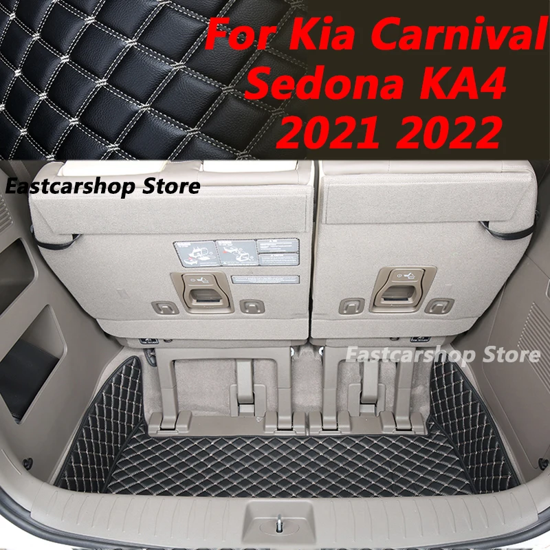 For Kia Carnival Sedona Ka4 2021 2022 Car Rear Trunk Mat Cargo Boot