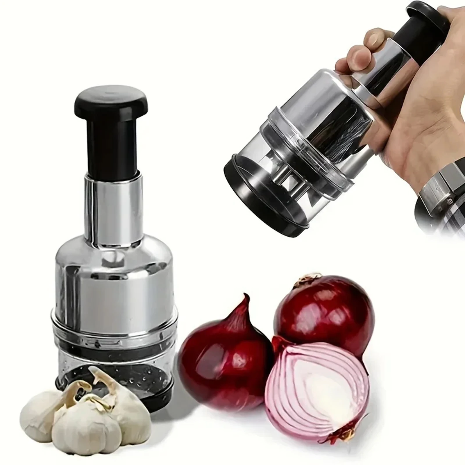 Patting Knife Garlic Puree Tool Food Vegetable Garlic Onion Dicer Mincer Household Cutter Peeler Accessory 304 Stainless Steel 1