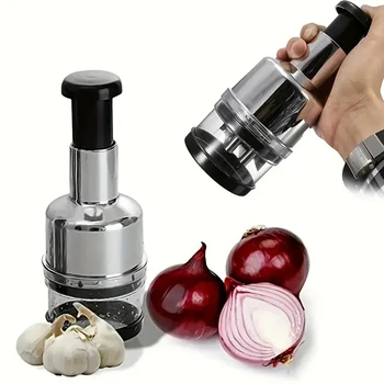 Patting Knife Garlic Puree Tool Food Vegetable Garlic Onion Dicer Mincer Household Cutter Peeler Accessory 304 Stainless Steel 1
