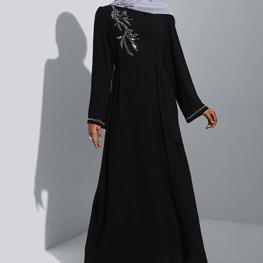 عبايات إسلامية بأكمام طويلة عالية الجودة فساتين إس...