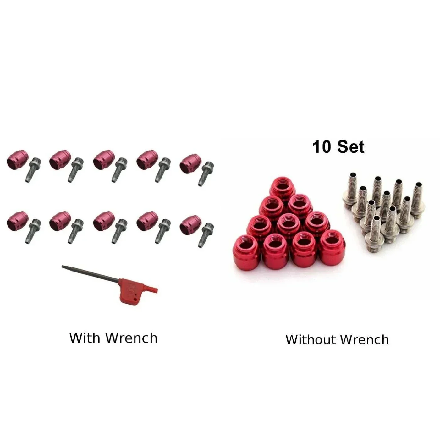 Mountain Bicycle Disc Brake 10 Set Loading Head Tubing Brake Oil Needle Olive Head For AVID Stealthama Jig