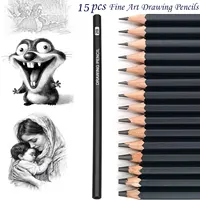Drawing Pencils Sketch Pencil Professional Sketching Art Graphite Charcoal Blending Stump Pencils kit (25 art supplies) 3