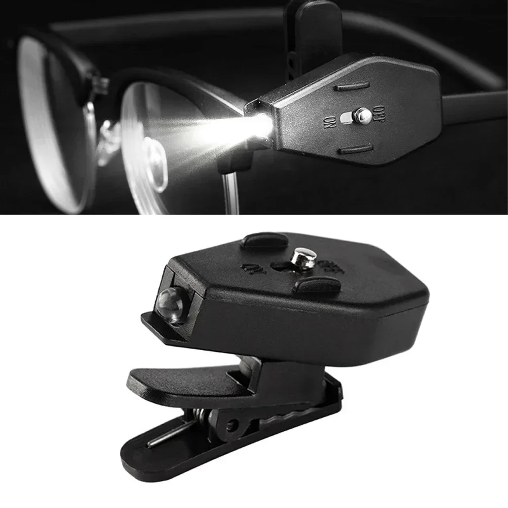 LED Light Night Light Book Light Mini Night Light Mini LED Light Mini LED Eyeglass Clip On Universal Night Light Book Reading Lights For Eyeglass Outdoor Tools 360&deg; Flexible Mini Book Lamp