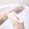1pcs Foaming Net Soap Bag Foam Mesh Soaped Bath Soap Net Drawstring Bag Bathroom Soap Foaming Net Bubble Mesh Bag Cleaning Tools 5