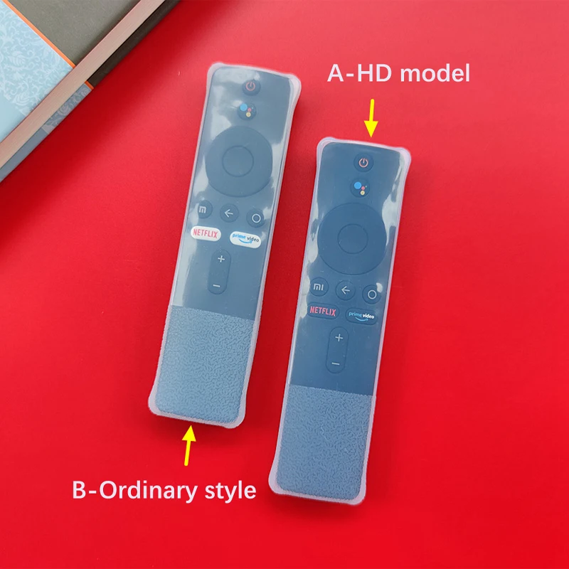 1Pcs Remote Control Cover Xiaomi Mi TV 4A Transparent Soft Silicone Shock-resistant Wear-resisting Case Dustproof Protector