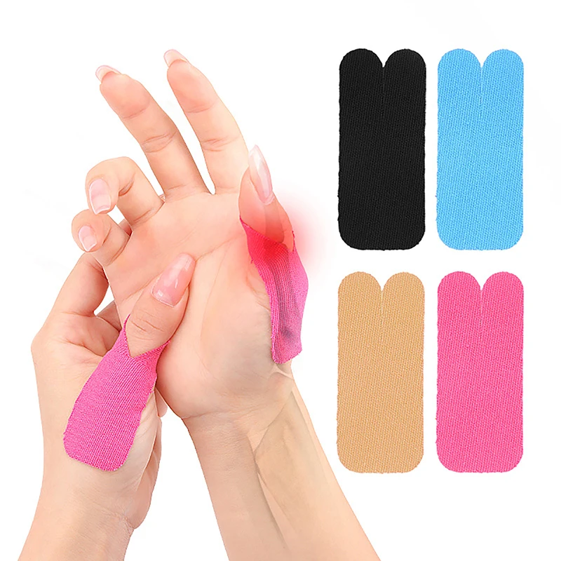 

5/10PCS Finger Patch Protector Fixed Joint Anti Sprain Patch Women Sports Protective Equipment Waterproof Thumb Anti Wear Patch