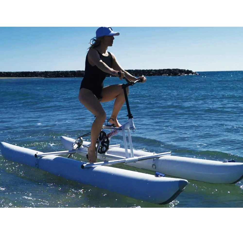 

Water Bike Inflatable PVC Pontoons Water Bicycle Sea Bike Water Bikes Prices Pedal Boats Waterbike