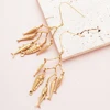 New In Vintage Earrings For Women Bohemia Gold Plated Earring Cute Metal Fishes Pendientes Multi Dangle  Jewelry 2024 Fashion 3