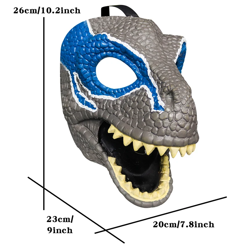 Halloween Mask Party Masks Masquerade Mask Horror Mask Horror Dinosaur Masque Foldable Animals Latex Masque Halloween Cosplay Props Halloween Masquerade Decoration halloween mask,party masks,masquerade mask,horror mask