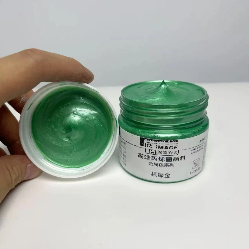 Metallic Acrylic Pigment for Textile Fabric Wall Painting