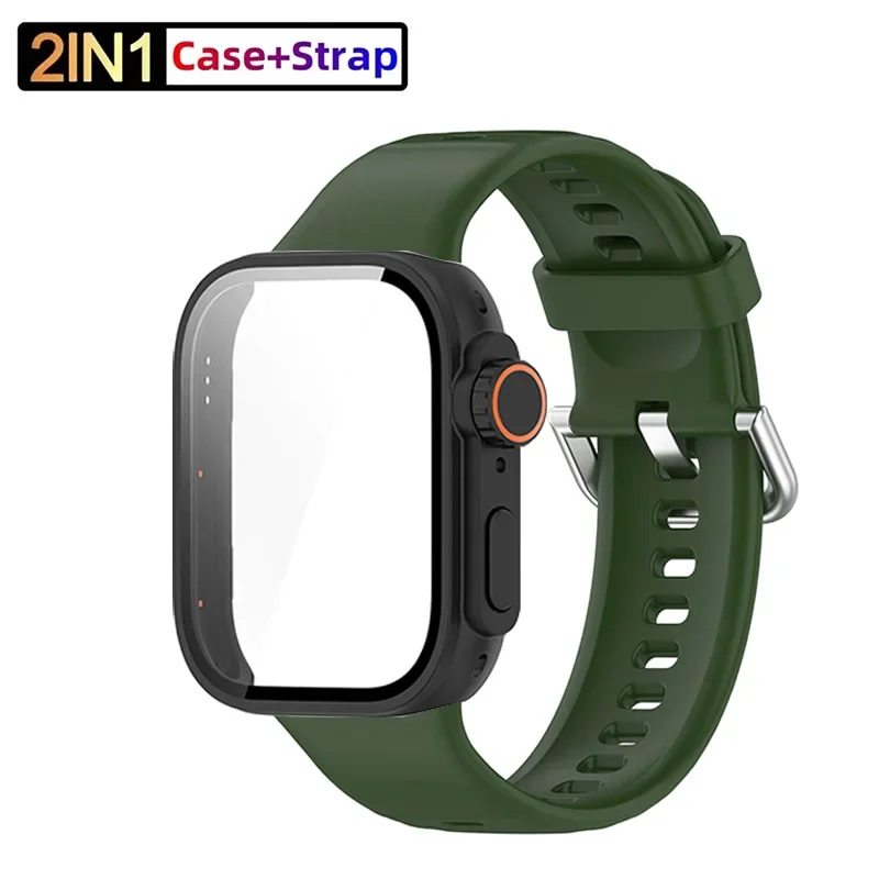 Premium Silicone Strap with Ultra2 Case and Screen Protector