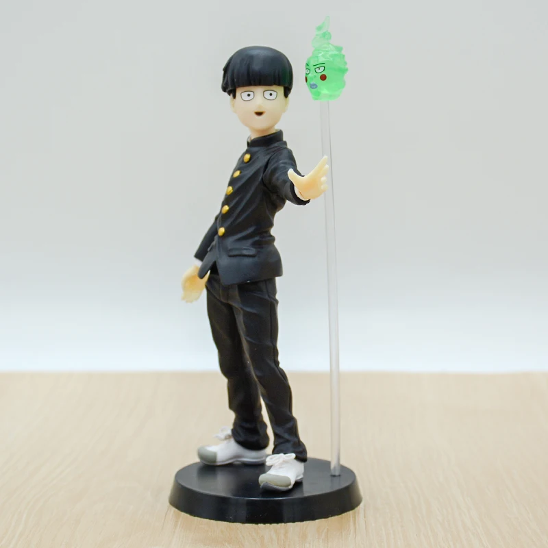LUNK Anime Figures - Kageyama Shigeo (Mob) & Reigen Arataka Statue Set (2PCS, 16-16.5cm PVC) - View #4
