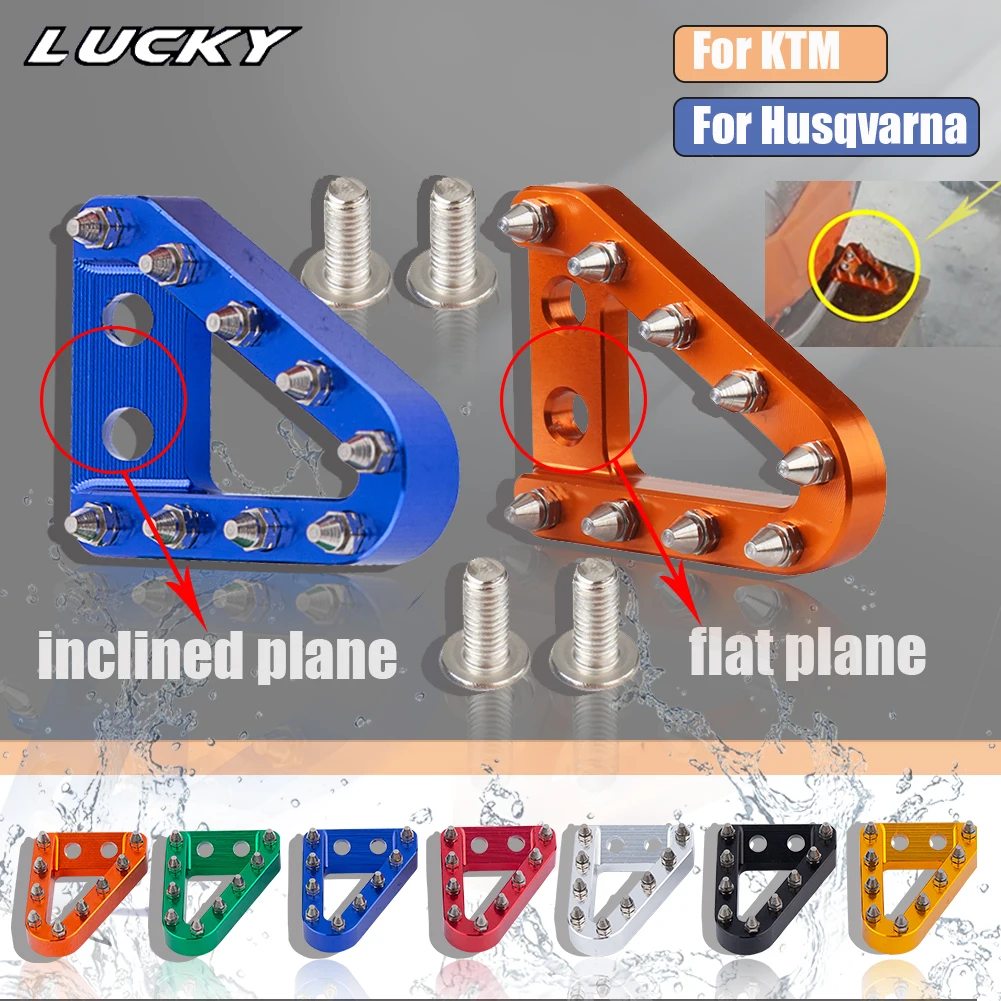 Motorcycle-CNC-Rear-Brake-Pedal-Step-Plate-Tip-For-KTM-SX-SXF-XC-XCF ...