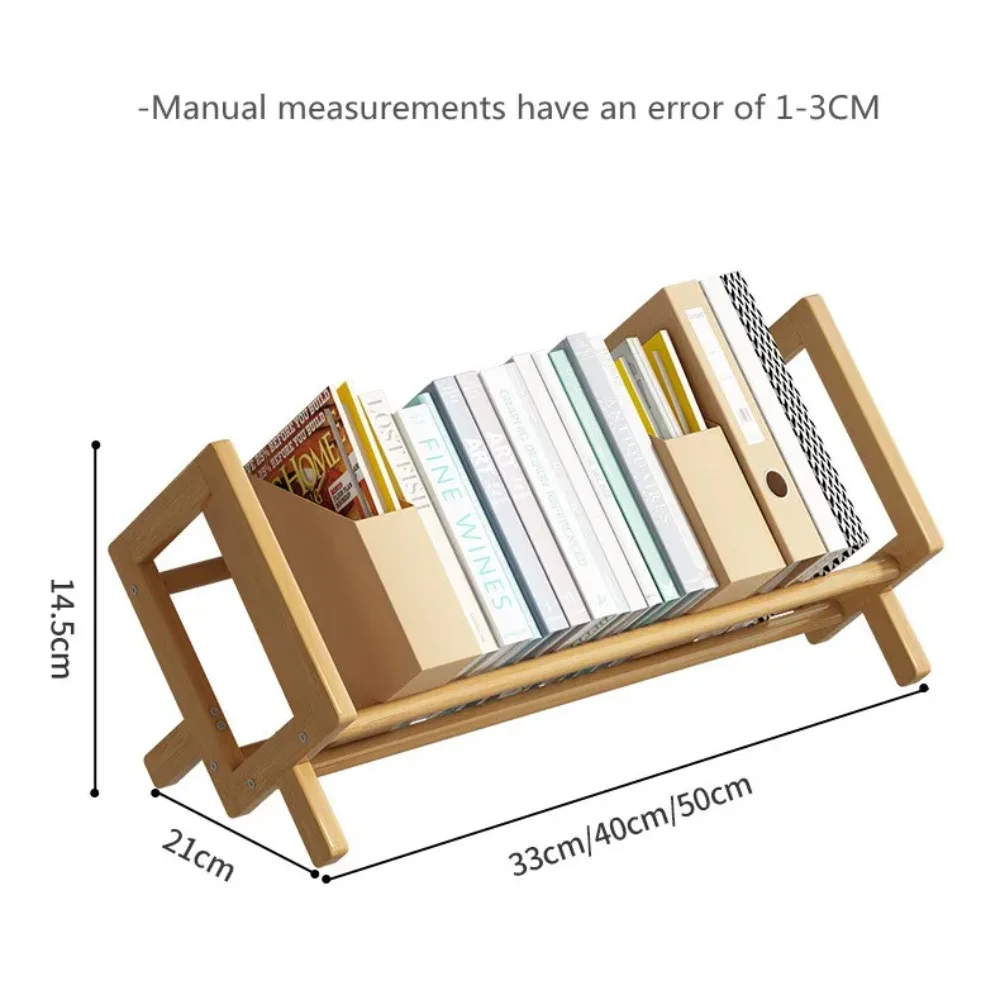 Simple Desktop Bookshelf Magazine Rack Student Economy Stand Utility Organizer Shelves Office Documents Books Storage Shelves