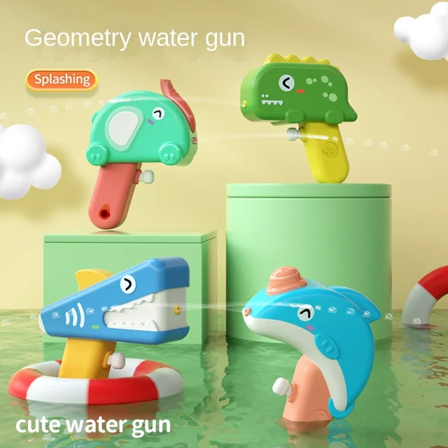 Montessori Water Gun Toys for Kids 2 to 4 Years Old Boy Water Game for Children Outdoor Swimming Pool Child Beach Sand Water Toy 2