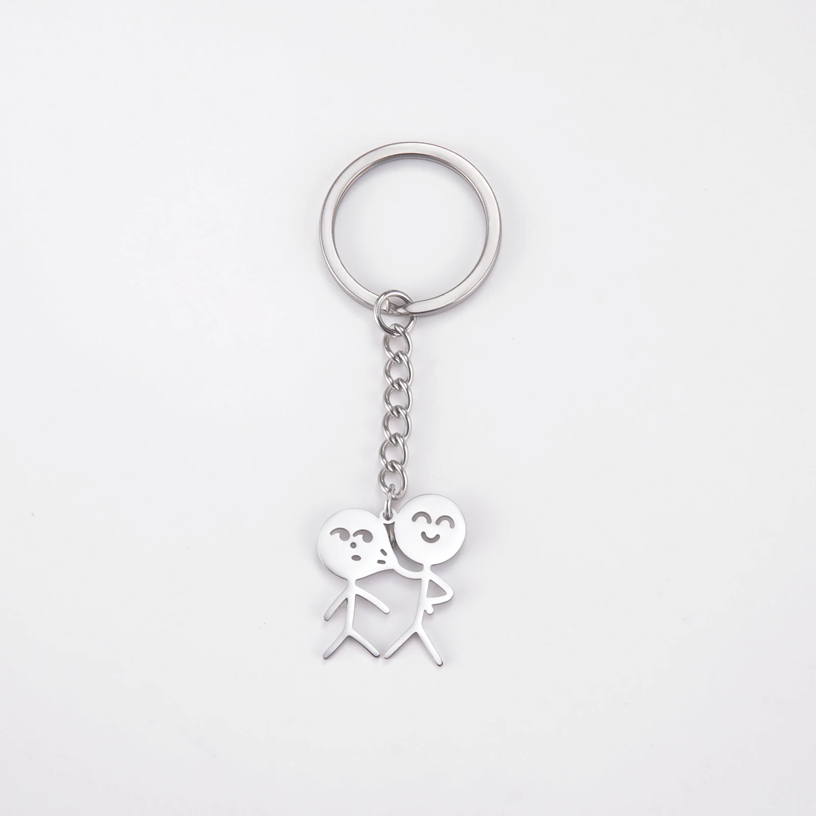 Kkjoy Edelstahl Goldfarben Kreuz-Taillen-Form-Anhänger Schlüsselanhänger Schmuck Taschenaccessoires Geschenke für Freunde – Detail 11