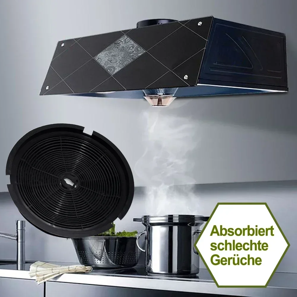 Lot De 2 Filtres Charbon Actif Pour Hotte - 135x135x18 Mm - Absorption Des Odeurs Cuisine