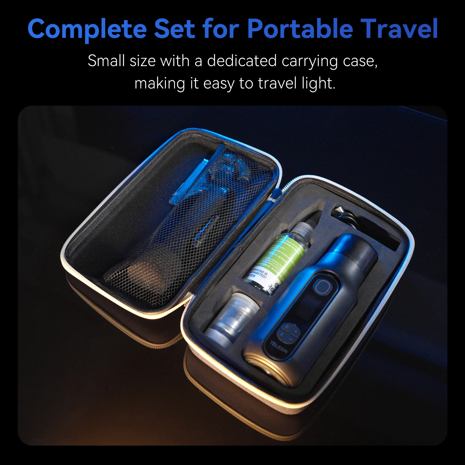 “آلة دخان محمولة TELESIN مع تأثيرات ودخان عن بعد ل...