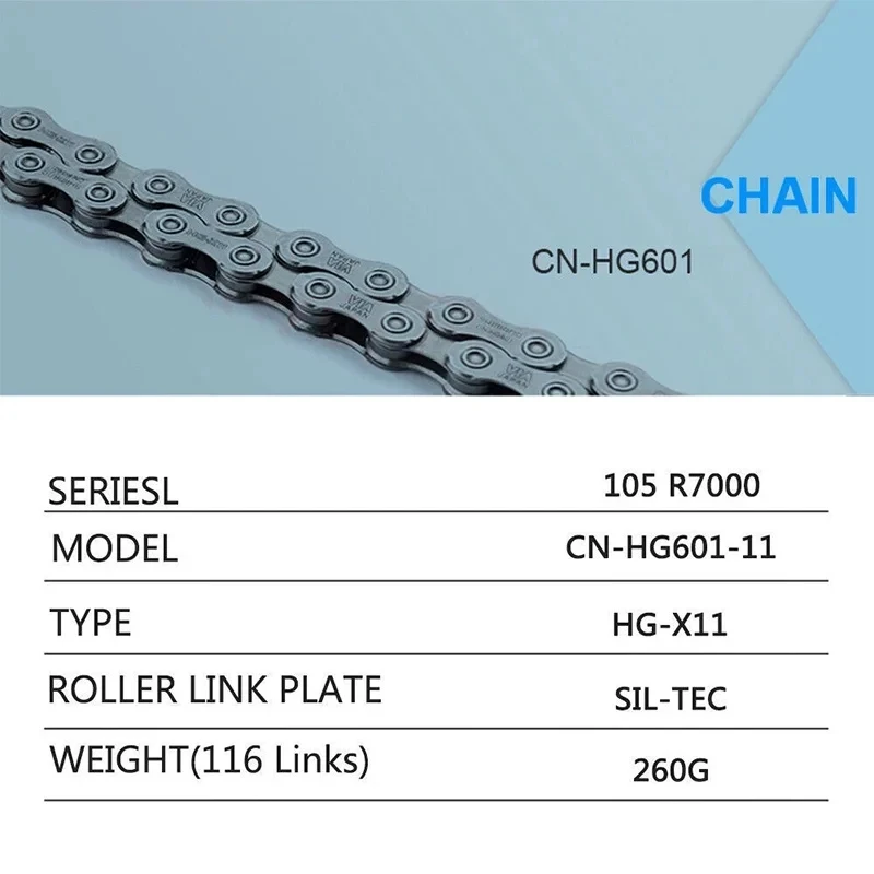 SHIMANO 105 CN-HG601 11 Speed Bike Chain 114 Links Road Bicycle Chain bicycle chains bicycle chain