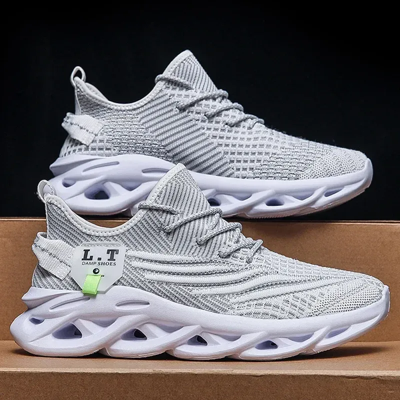 2024 Men's Sneakers Luxury Lightt Mesh Male Running Jogging Shoes Summer Breathable Walking Sport Shoes for Men Large Size 48