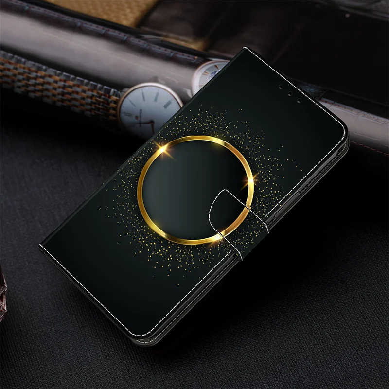 Premium Painted Wallet Leather Phone Case Cover