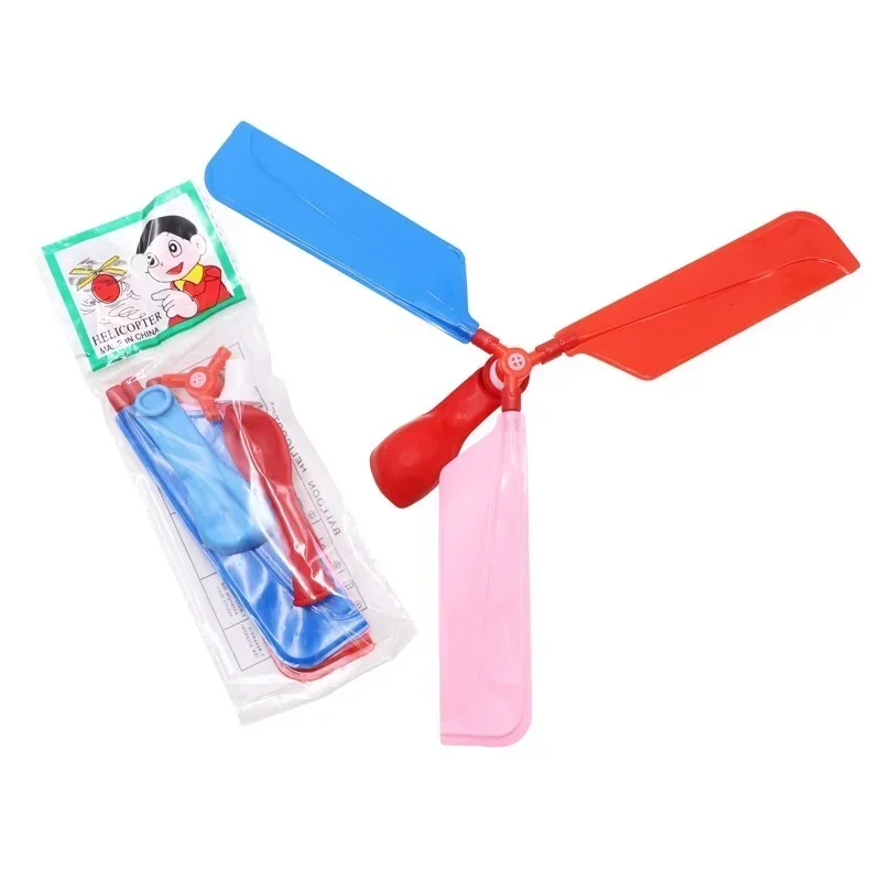 10/1Pcs Helicopter Balloons Easter Balloon Portable Outdoor Air Playing Toys Powered Flying Games Birthday Party Supplies 4