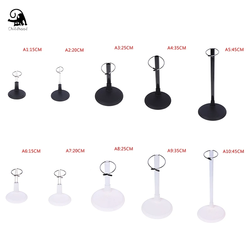 Supporto Display Per Bambole BJD - Base In Metallo E PVC Per Polso, Ideale Per Burattini E Collezioni - 2
