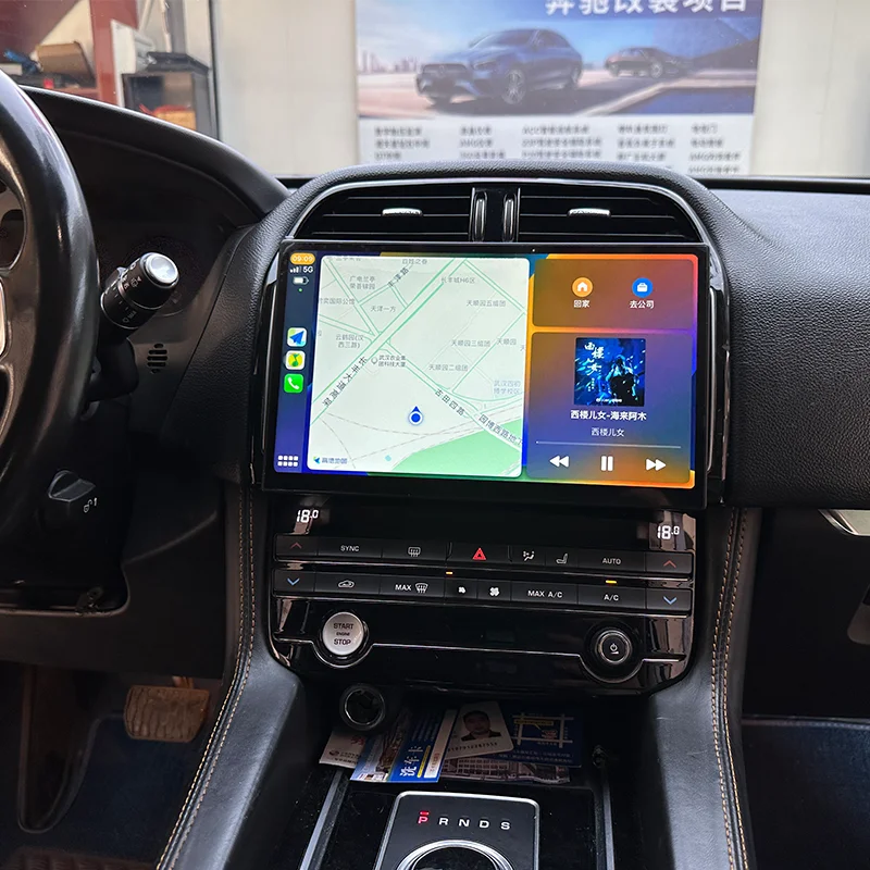 재규어 XE/F-PACE X760 X761 용 GPS 라디오 멀티미디어 플레이어, 무선 카플레이 및 자동차  OEM 메뉴, 안드로이드 11, 11.6 인치