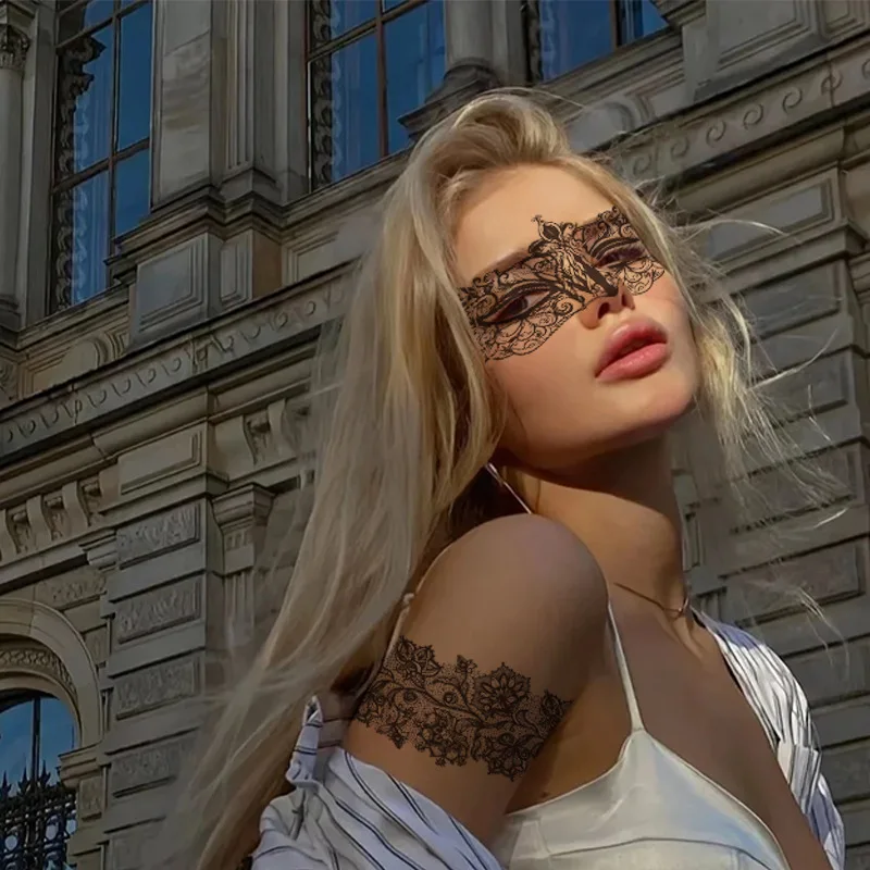 Рисунок 2 - Женская травяная тату-наклейка с рисунком Тотем