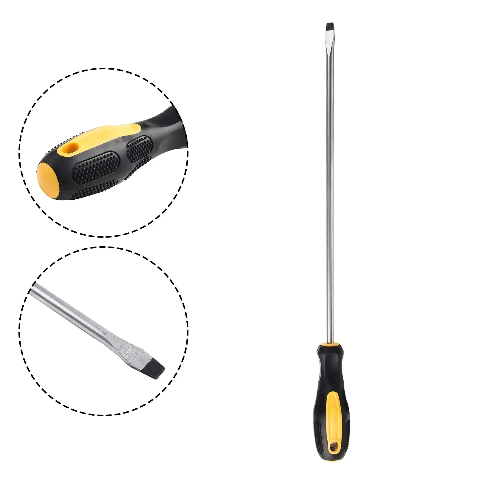 Tournevis extra long 12 pouces lot de 2 pour modélisme, avec manches ergonomiques