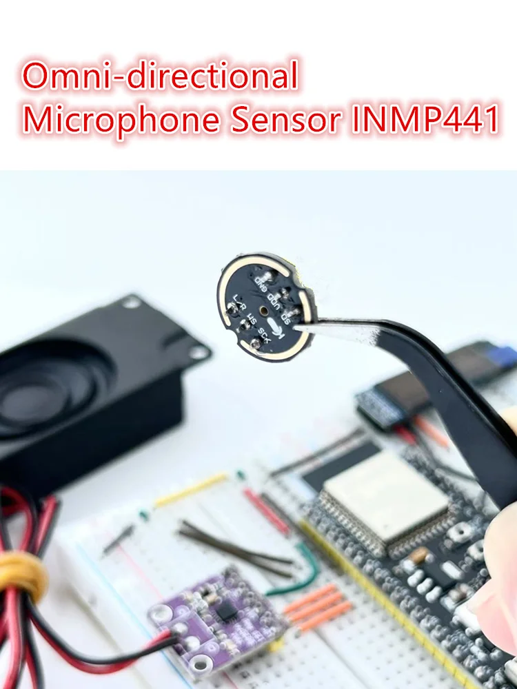 Inmp441 Omnidirection Mikrofon Modül Çok Yönlü Mini Dijital I2s Mems 24bit P Alk01001233