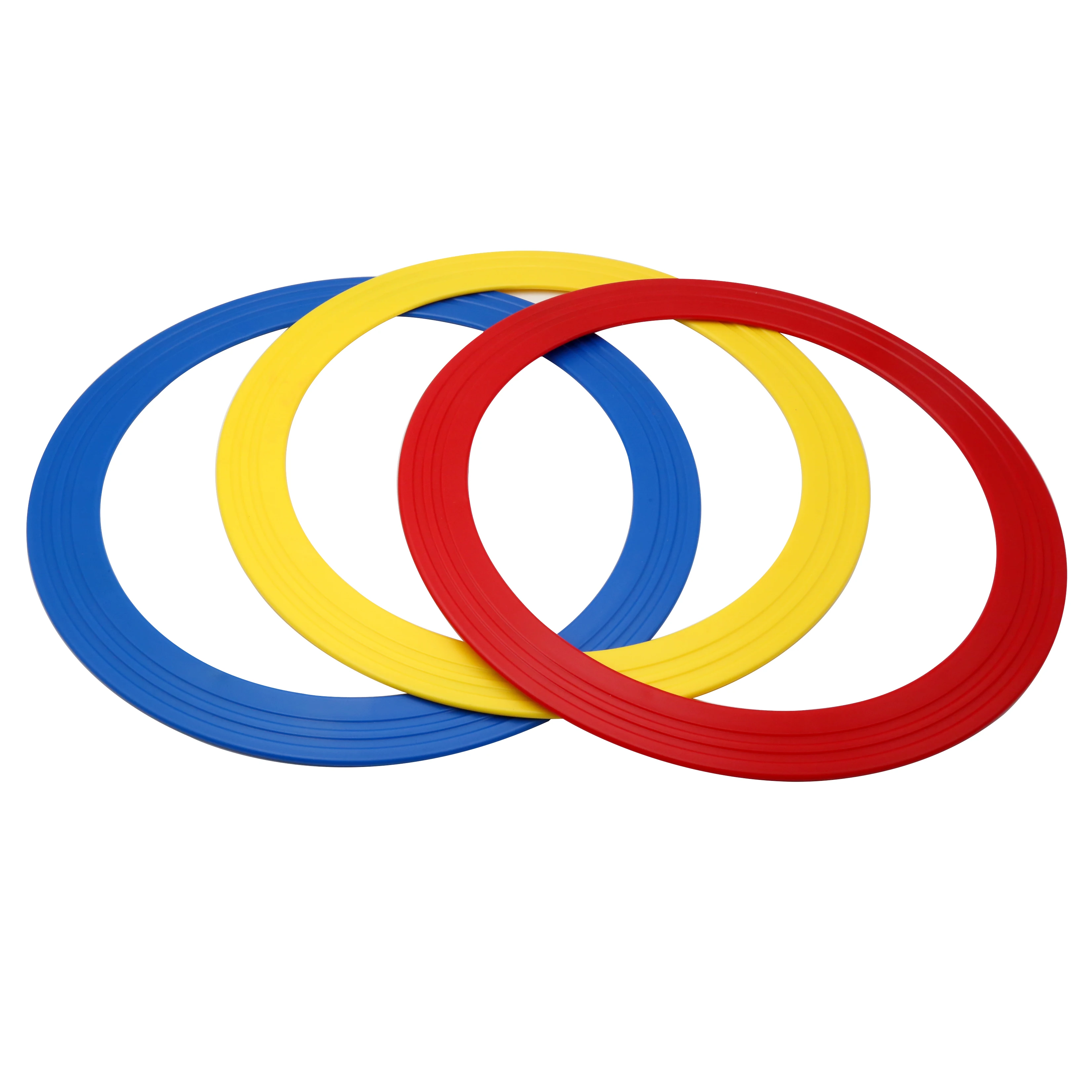 Standard Juggling Rings Lines Design 12.75 inches Diameter Set of 3