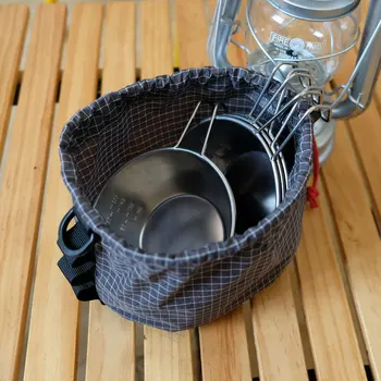 UHMWPE Cup and Bowl Storage Bag Lightweight Waterproof Outdoor Camping Storage Bag Sundries Bag