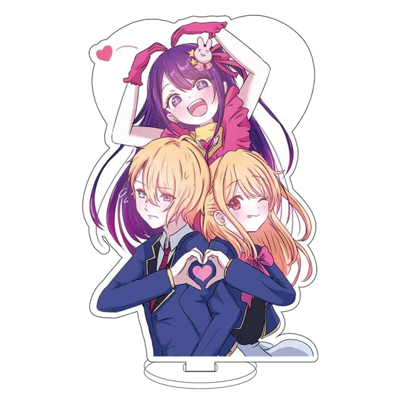 

Фигурка Oshi No Ko, акриловая подставка Gorou Akuamarin Hoshino Ai Rubii Sarina, стоячая модель, тарелка для стола, дисплей, украшение, подарок