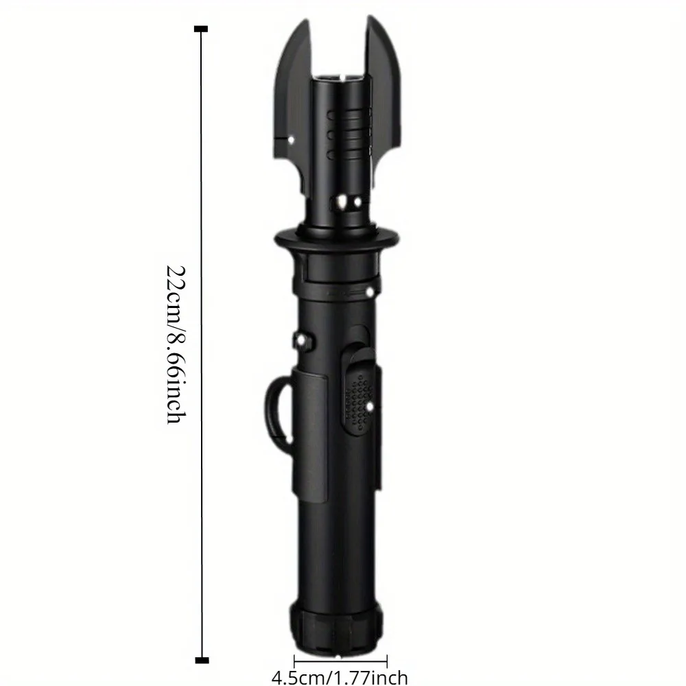 BBQ Lighter Butane Gas Lighter Cigarette Lighter Windproof Kitchen Lighter Metal Torch with Safety Lock Adjustable Flame Refillable Butane Gas Windproof Jet