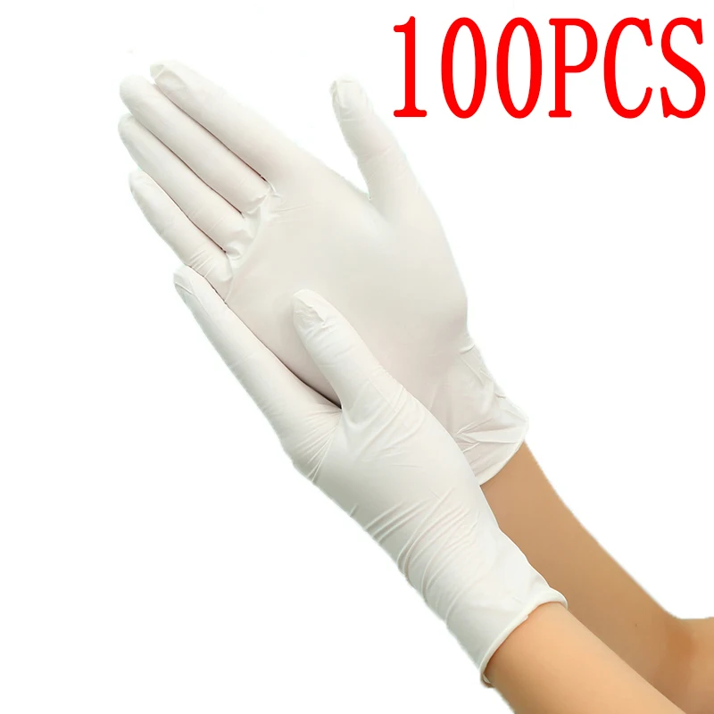 100 Pièces Gants Jetables Qualité Alimentaire Spécial Latex - Temu