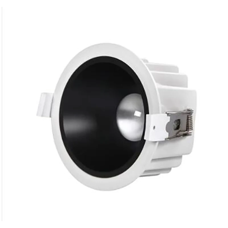 IP65 야외 방수 스포트 라이트 매립형 LED 통 욕실 휴게실 습식 공간 주방 디자인 발코니 블랙 스포트라이트