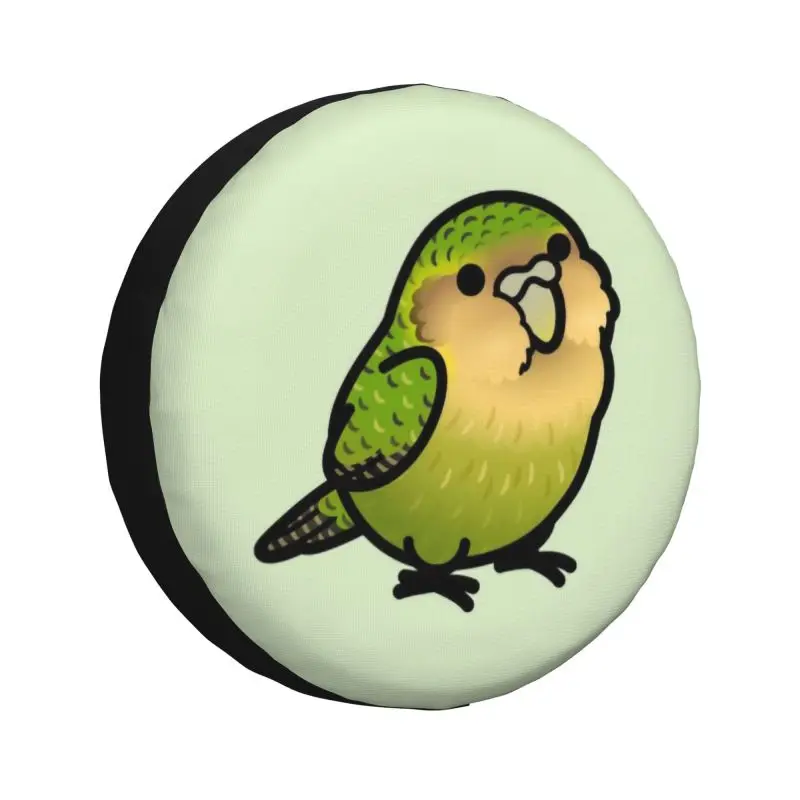 

Custom Chubby Kakapo Spare Tire Cover for Toyota RAV4 Prado Parrot Bird 4WD 4x4 RV Car Wheel Protector 14" 15" 16" 17" Inch