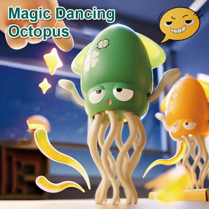 Dancing Octopus Toy - Electronic Crawling Pet with Music and Lights