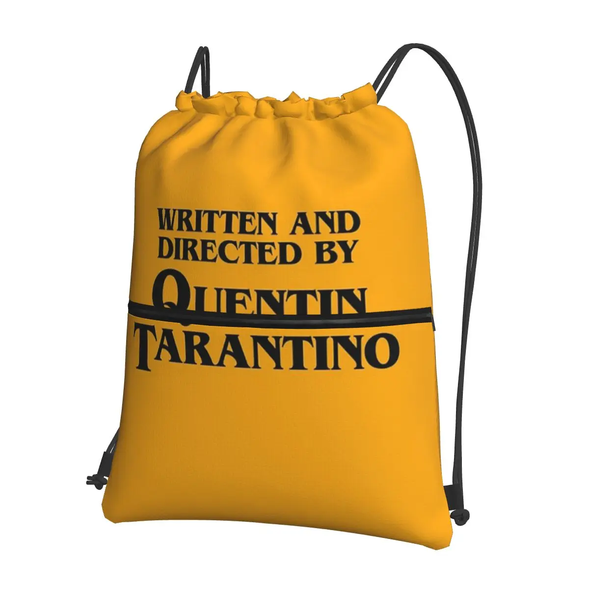 

Written And Directed By Quentin Tarantino Backpacks Drawstring Bag Multi-function Storage Bags For Travel Sport Man Woman