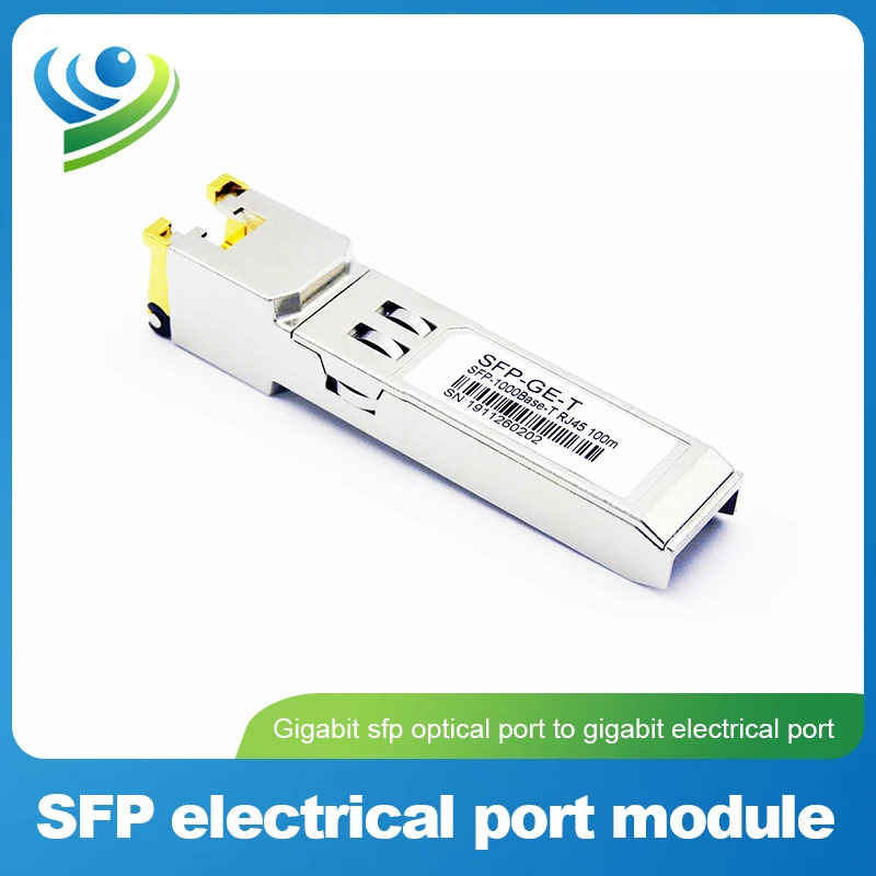 Original Gigabit SFP Photoelectric Conversion Module Gigabit Optical Port to Electrical Port RJ45 for SFP-GE-T Network Switch 100% working original for j6828a oc 3 stm1 4 port