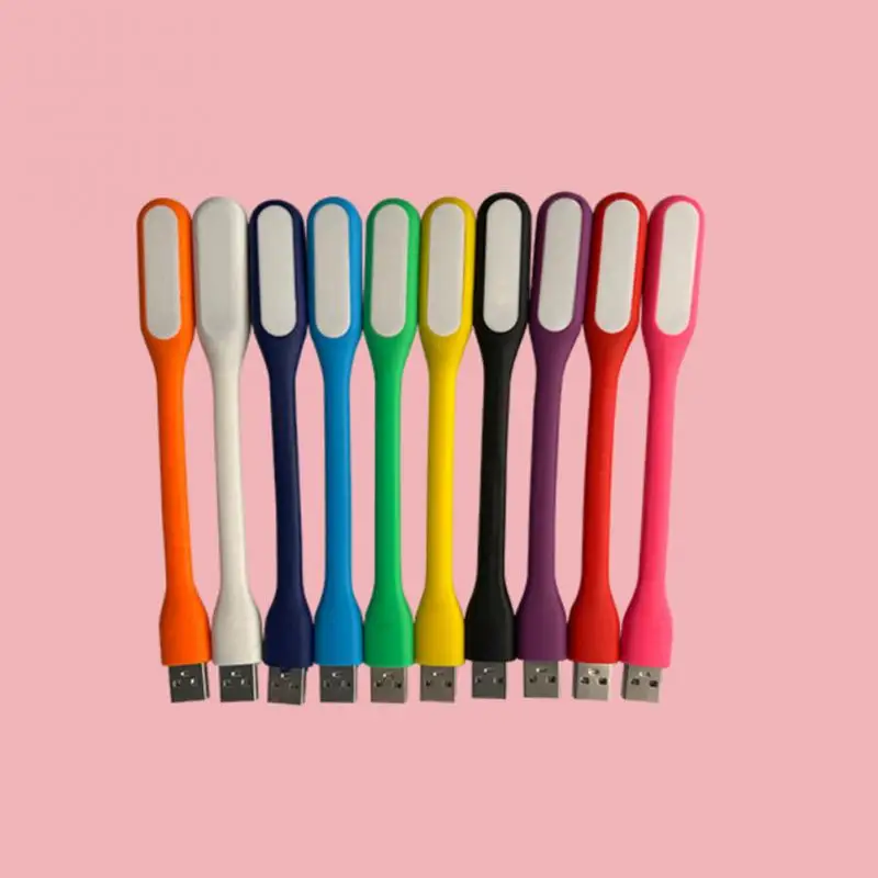 Portable USB LED Mini Book Reading Light Lamp Travel Table Lamp PC Computer Laptop Notebook Flexible Bendable Night Light