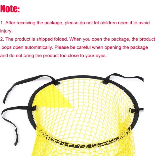 1/2Pcs Football Shooting Target Net Foldable Soccer Ball Shot Practice Outdoor Football Training Game Match Equipment Goal Net - Image 6
