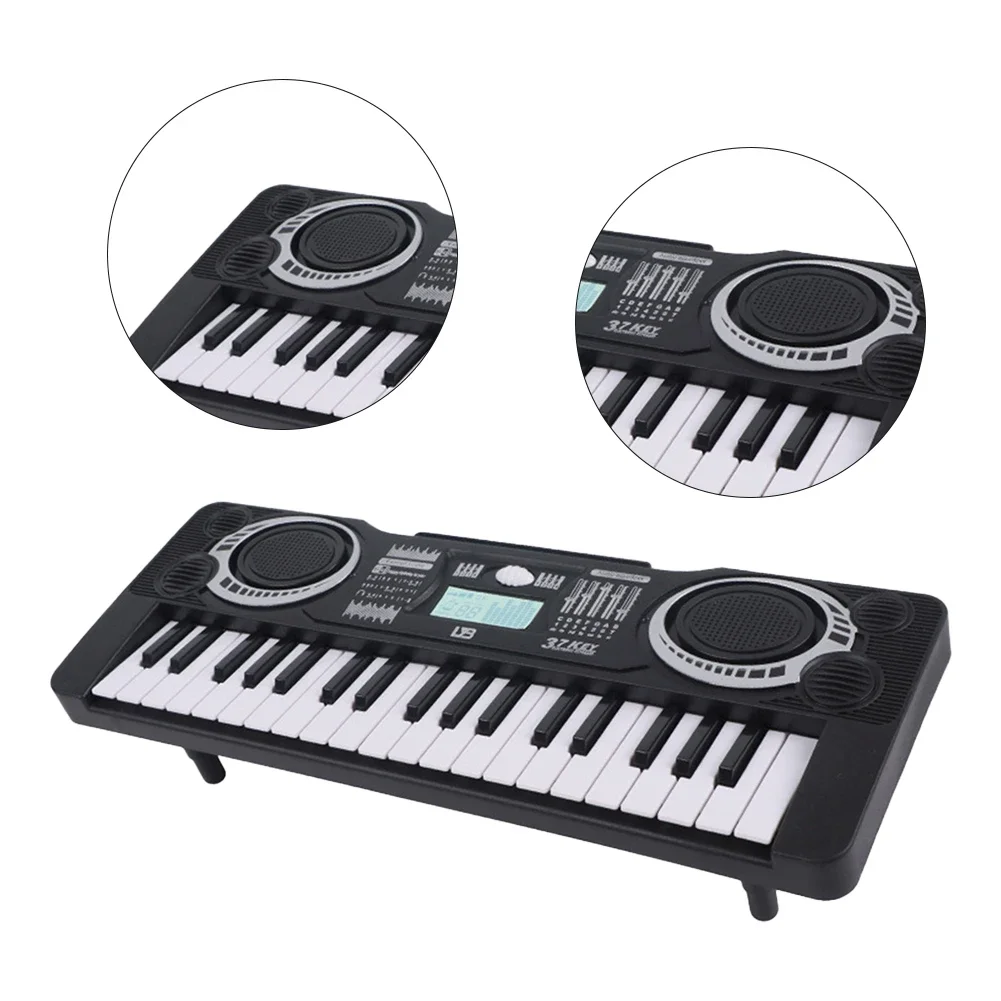 Electronic Musical Instrument Portable 37 Keys Digital Keyboard Piano LED Display Kids Toy