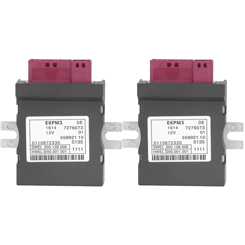 

2X New Fuel Pump Oil Control Module Unit For -BMW 3, 5, 6, 7, X3 Series F07, F10, F13, F02, F03, F25 16147276073