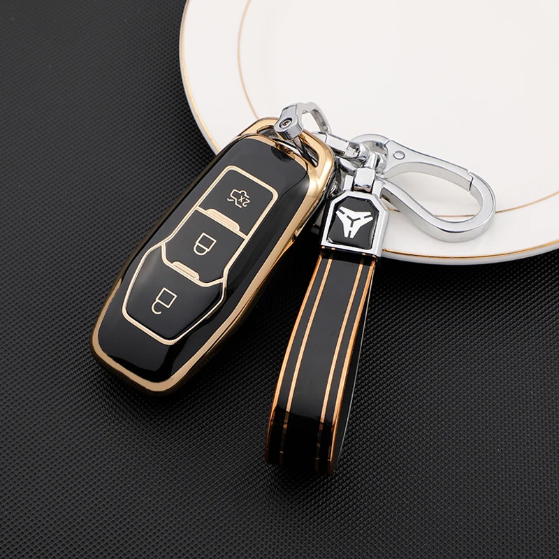 Premium TPU Car Key Case Cover - Sleek Protection for Your Vehicle Key Accessories